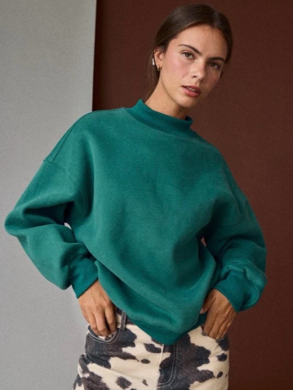 Papermoon Seafoam Mockneck - Small